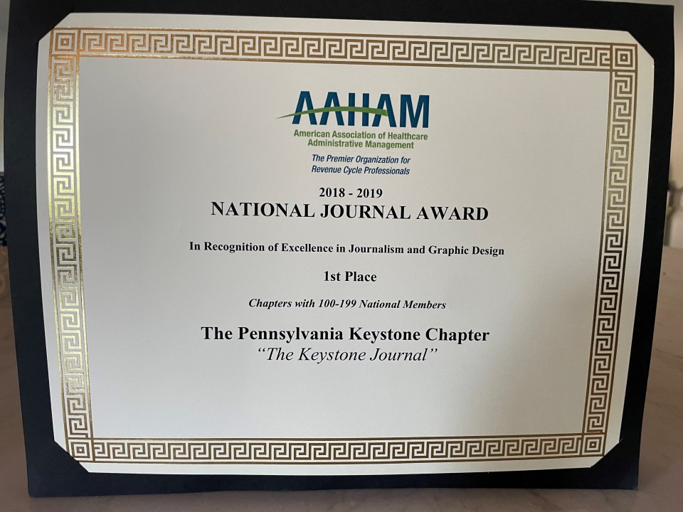 2019 Journal Award